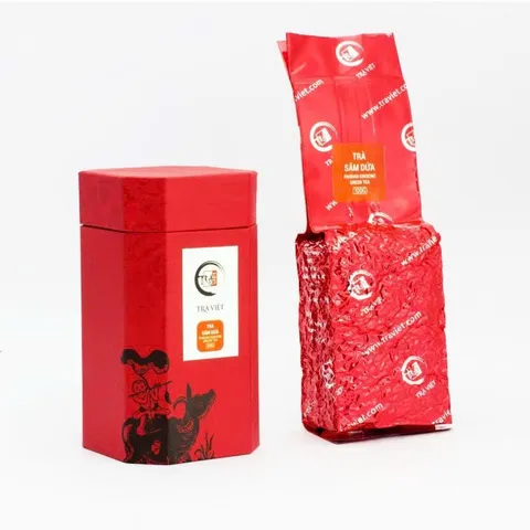 Bộ Quà Tặng Trà Sâm Dứa & Hạt Hạnh Nhân, Hạt Điều - Khuyến mãi Đặc Biệt Dành Cho Đối Tác, Bạn Bè, Người Thân