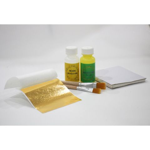 Keo Dát Vàng Gốc Nước 30ml - Dán Lá Vàng Trang Trí Đồ Gỗ, Xi Măng, Hoa Quả, Giấy, Nhanh Khô, Không Mùi - Xuất Xứ Đài Loan