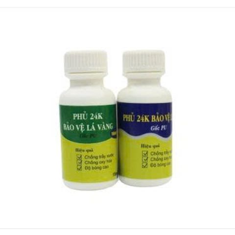 Bộ Phủ Bảo Vệ Lá Vàng 24K Chống Xước - An Toàn Giữ Độ Bóng Cho Vàng Thật & Vàng Công Nghiệp, Dụng Cụ Tiện Ích 2 Thành Phần