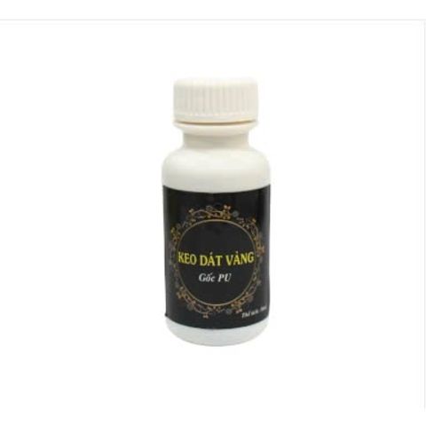 Keo Dán Vàng Gốc PU 30Ml - Chuyên Dùng Dán Lá Vàng Trên Gỗ, Kim Loại, Nhựa - Độ Bám Dính Siêu Chắc, Khô Nhanh, Hương Nhài Fresh
