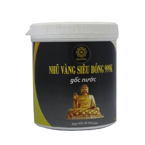 Nhũ Vàng Siêu Bóng 999K Gốc Nước 1KG - An Toàn Không Mùi, Độ Bền Cao, Phù Hợp Vẽ Nhiều Vật Liệu, Hỗ Trợ Sơn Tượng Phật