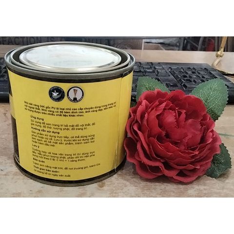 Nhũ Dát Vàng 24K Trang Trí - Chất Lượng Cao, An Toàn, Sử Dụng Cho Gỗ, Xi Măng, Thạch Cao - 1kg Hàng Nhập Khẩu Đức