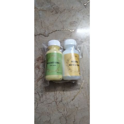 Bộ Combo 30ml Keo Phủ Gốc Nước - Keo Dát Vàng và Phủ Chống Xỉn Cho Nghệ Thuật và Thủ Công Mỹ Nghệ