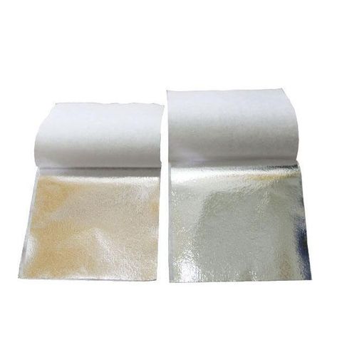 Lá Dát Bạc Hacowa - Bộ 500 Lá Dát Bạc Chất Lượng Cao 9x9cm - Trang Trí Nội Thất Sang Trọng và Đẳng Cấp