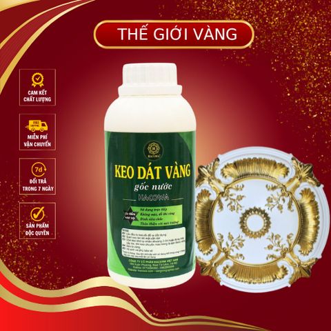 Keo Dát Vàng 500ml Gốc Nước - Sử Dụng Ngay An Toàn Cho Hoa Quả, Thạch Cao, Xi Măng - Dễ Dùng Không Cần Pha Chế