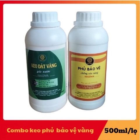 Keo Dát Vàng 500ml Gốc Nước - Sử Dụng Ngay An Toàn Cho Hoa Quả, Thạch Cao, Xi Măng - Dễ Dùng Không Cần Pha Chế