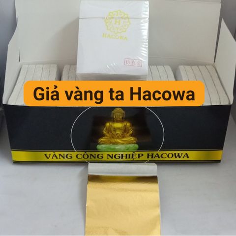 Lá Vàng Công Nghiệp HACOWA 2500 Lá - Dát Vàng Nội Thất, Tượng Phật, Tranh Tường, Đồ Nghệ Thuật Chất Lượng Cao