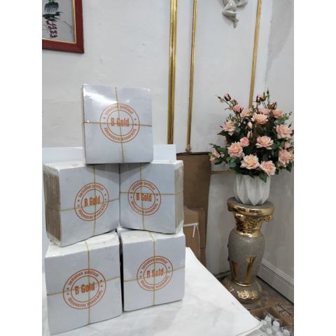 Set 500 Lá Vàng A Gold - Dát Vàng Tượng Phật, Đồ Trang Trí Thủ Công Mỹ Nghệ, Chất Lượng Cao, Kích Thước 9cm x 9cm