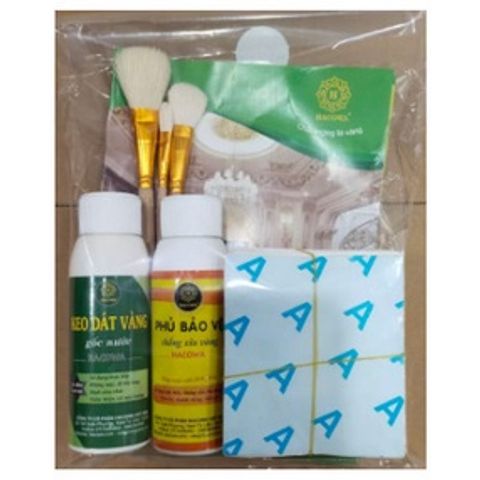 Combo Dát Vàng Dừa 500 Lá Vàng Nhật Siêu Bóng Đẹp - Bộ Dụng Cụ Trang Trí Hoa Quả và Nghệ Thuật Thủ Công