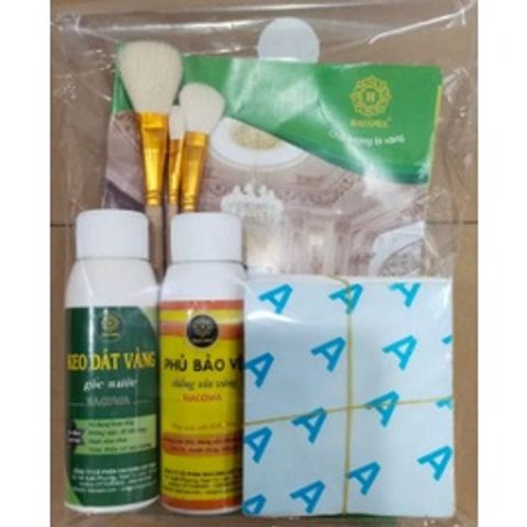 Combo Dát Vàng Dừa 500 Lá Vàng Nhật Siêu Bóng Đẹp - Bộ Dụng Cụ Trang Trí Hoa Quả và Nghệ Thuật Thủ Công