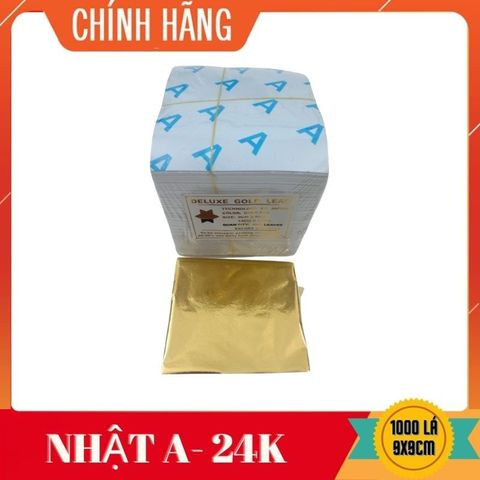 Combo Dát Vàng Dừa 500 Lá Vàng Nhật Siêu Bóng Đẹp - Bộ Dụng Cụ Trang Trí Hoa Quả và Nghệ Thuật Thủ Công