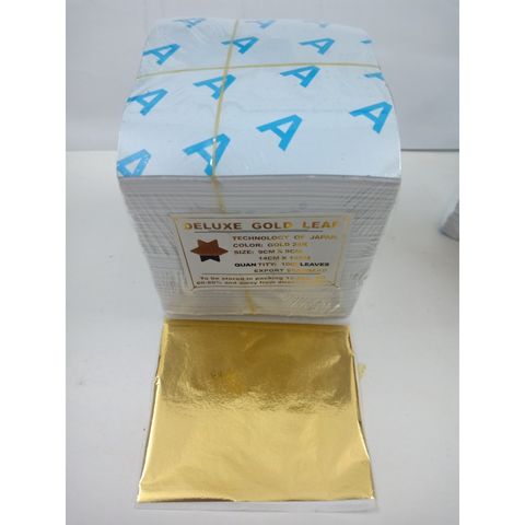 Combo Dát Vàng Dừa 500 Lá Vàng Nhật Siêu Bóng Đẹp - Bộ Dụng Cụ Trang Trí Hoa Quả và Nghệ Thuật Thủ Công