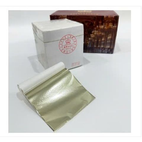 100 Lá Vàng Công Nghiệp Đế Vương Sampagne Bạc XBY - Trang Trí Nội Thất Sang Trọng, Chất Lượng Cao
