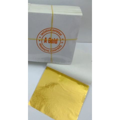 500 Lá Vàng A Gold Giá Rẻ - Dát Vàng Đẹp Trên Gỗ, Thủy Tinh, Nhựa và Kim Loại - Dụng Cụ Trang Trí Nội Thất Chất Lượng Cao