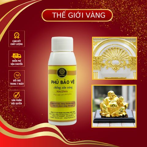 Phủ Bảo Vệ Chống Xỉn Vàng 100ml - Bóng Sáng, Dễ Sử Dụng, Thân Thiện Môi Trường Cho Bề Mặt Vàng Tại Văn Phòng