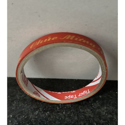 Băng Keo Chúc Mừng Năm Mới Đỏ 12cm - Dùng Trang Trí Quà Tết, Gói Sản Phẩm, Thông Điệp Chúc Mừng Xuân 2024