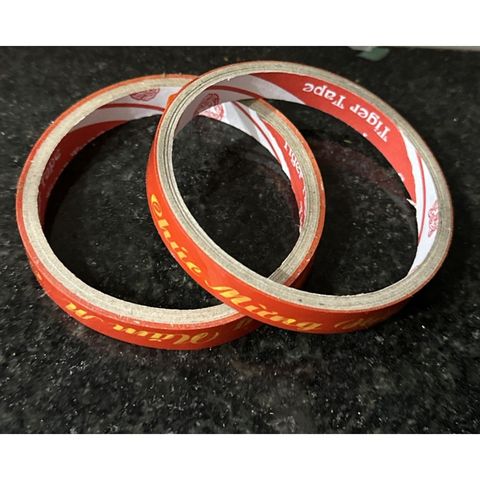 Băng Keo Chúc Mừng Năm Mới Đỏ 12cm - Dùng Trang Trí Quà Tết, Gói Sản Phẩm, Thông Điệp Chúc Mừng Xuân 2024