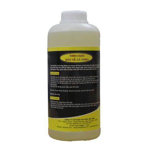 Tinh Chất Phủ Bảo Vệ Lá Vàng Gốc PU - Lớp Bảo Vệ Bóng Sáng, Chống Trầy Xước và Ô Xi Hóa cho Vàng 10m²