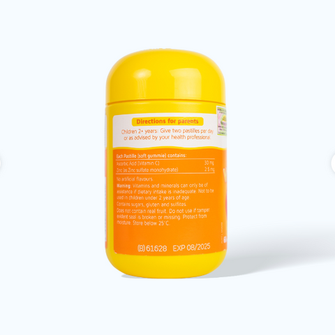 Kẹo Dẻo Kids Smart Vita Gummies Vitamin C + Zinc 60 Viên - Bổ Sung Vitamin và Khoáng Chất Hỗ Trợ Sức Đề Kháng Trẻ Em từ Nature's Way