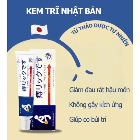 Kem Bôi Trĩ Nhật Bản 20g - Giải Pháp Tiện Lợi Giảm Đau, Sưng Trĩ Nội, Ngoại & Hỗn Hợp, Chăm Sóc Da Hiệu Quả