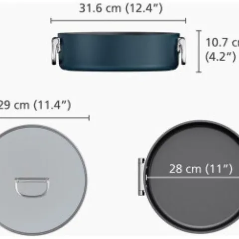 Nồi Thấp Joseph Joseph 45046 28cm - Nồi Inox Chống Dính Nắp Kính, Dùng Được Cho Tất Cả Các Loại Bếp, Tiết Kiệm Không Gian