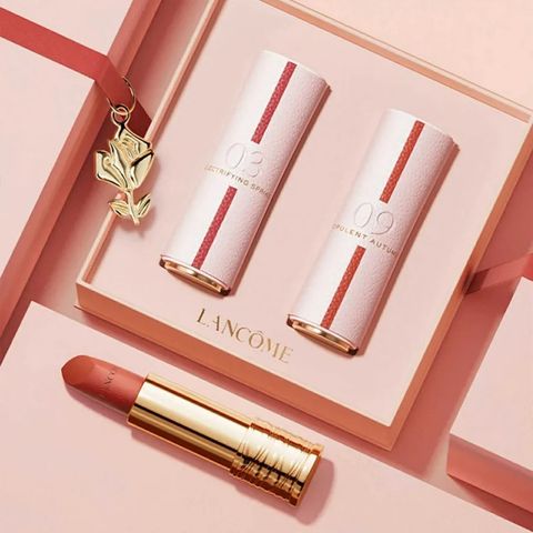 Set Son Lancôme L'Absolu Rouge Limited Drama Matte (03 Electrifying Spring + 09 Opulent Autumn) - Bộ Son Chính Hãng Sang Trọng, Lên Màu Đẹp, Dưỡng Ẩm Môi