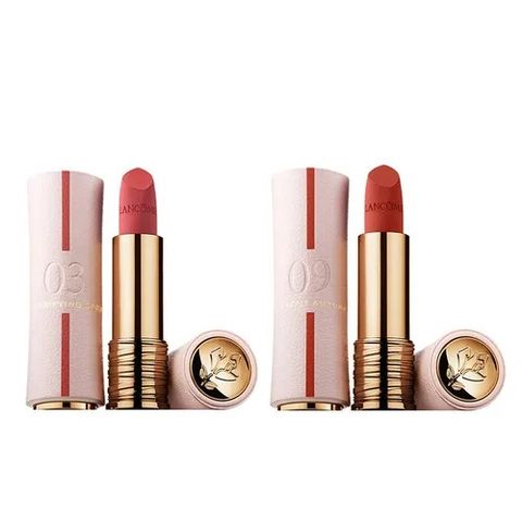 Set Son Lancôme L'Absolu Rouge Limited Drama Matte (03 Electrifying Spring + 09 Opulent Autumn) - Bộ Son Chính Hãng Sang Trọng, Lên Màu Đẹp, Dưỡng Ẩm Môi