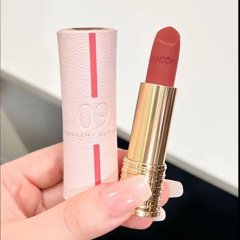 Son Lancôme Absolute Perfect Velvet Matte 09 Opulent Autumn Màu Cam Đất - Limited Edition Chính Hãng - Trang Điểm Sang Trọng