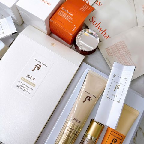 Bộ Kem Chống Nắng Whoo Jin Hea Yoon SPF 50+ Chống Nhăn và Giúp Da Sáng Mịn - Mỹ Phẩm Cao Cấp Hàn Quốc Chống Oxy Hóa