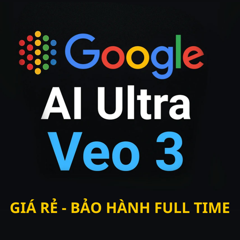 Tài Khoản VEO 3 Ultra 5K Credit - 88k VND  - Làm Video Không Giới Hạn, Nâng chính chủ gửi mail cá nhân - Bảo hành 30 ngày