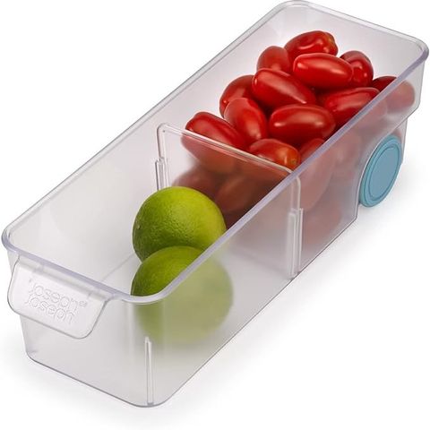 Khay Chứa Đồ 2 Ngăn Nhỏ Joseph Joseph FridgeStore™ - Dụng Cụ Nhà Bếp Tiện Lợi Có Bánh Xe Di Chuyển Dễ Dàng