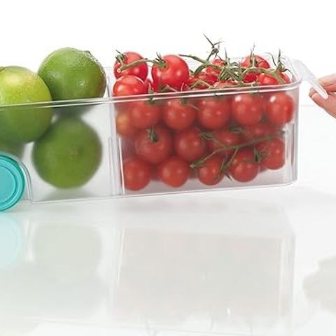 Khay Chứa Đồ 2 Ngăn Nhỏ Joseph Joseph FridgeStore™ - Dụng Cụ Nhà Bếp Tiện Lợi Có Bánh Xe Di Chuyển Dễ Dàng