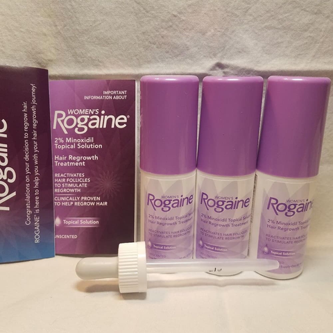 Dung dịch mọc tóc nữ Rogaine 2% Minoxidil 60ml - Giải pháp chăm sóc tóc hiệu quả cho phụ nữ, kích thích tóc mọc lại nhanh chóng