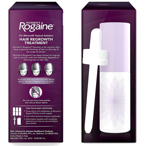 Dung dịch mọc tóc nữ Rogaine 2% Minoxidil 60ml - Giải pháp chăm sóc tóc hiệu quả cho phụ nữ, kích thích tóc mọc lại nhanh chóng