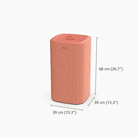 Giỏ đựng quần áo thông minh 2 ngăn Joseph Joseph Tota 60L màu cam chấm bi - Giúp phân loại và mang theo dễ dàng