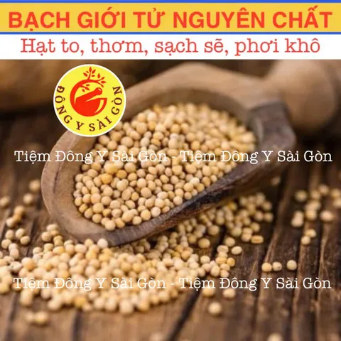 Hạt Bạch Giới Tử 100g - Hỗ Trợ Hô Hấp, Giảm Khó Thở, Thảo Dược Tự Nhiên Từ Rau Cải Canh, Tiệm Đông Y Sài Gòn