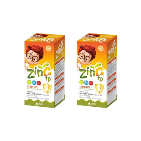 Siro Bổ Sung Kẽm, Lysin, Vitamin C Zinc TP 100ml - Hỗ Trợ Ăn Ngon, Tăng Đề Kháng, Phát Triển Sức Khỏe Trẻ Em và Người Lớn