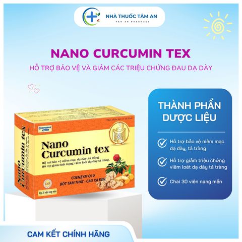 Viên Uống Nano Curcumin Rostex 30V - Hỗ Trợ Giảm Viêm Loét Dạ Dày, Cải Thiện Tiêu Hóa, Bảo Vệ Niêm Mạc Dạ Dày