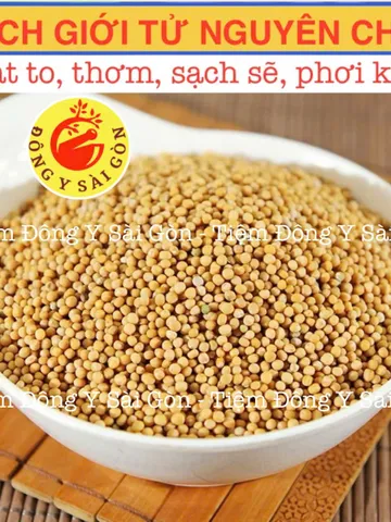 Hạt Bạch Giới Tử 100g - Hỗ Trợ Hô Hấp, Giảm Khó Thở, Thảo Dược Tự Nhiên Từ Rau Cải Canh, Tiệm Đông Y Sài Gòn
