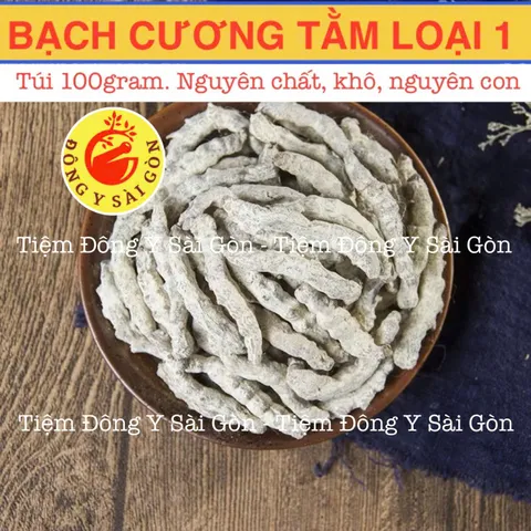 Bạch Cương Tằm Nguyên Con Khô 100g - Thực phẩm Khô Giúp Chữa Kinh Giản, Da Mặt Nám Sạm, Tăng Cường Sức Khoẻ