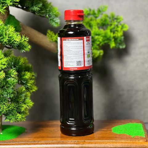 Nước Tương Mật Hoa Dừa Organic Sokfarm (500ml, 1 lít) - Ít Muối, Không Đậu Nành, Hữu Cơ, Thơm Ngon, Chăm Sóc Sức Khỏe