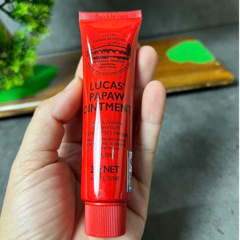 Lucas’ Papaw Ointment - Kem Đu Đủ Đa Năng 25g - Dưỡng Ẩm Môi, Chống Nẻ, Hỗ Trợ Bỏng Nhẹ, dùng Cho Trẻ Nhỏ