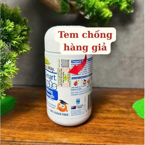 Nature's Way Kids Smart Bursts DHA 300mg - Bổ não và tăng cường trí nhớ cho trẻ - Hỗ trợ nhận thức (50 viên)
