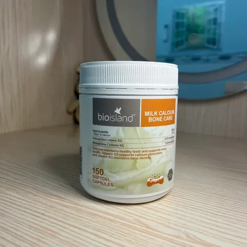 Viên uống Canxi Sữa Bio Island Milk Calcium Bone Care 150 viên - Hỗ trợ xương chắc khỏe & phát triển chiều cao tự nhiên