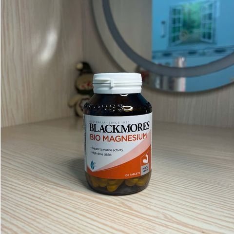 Viên uống Blackmores Bio Magnesium - Hỗ trợ sức khỏe cơ bắp, tim mạch và hệ thần kinh - 100 viên nhập khẩu chính ngạch từ Úc