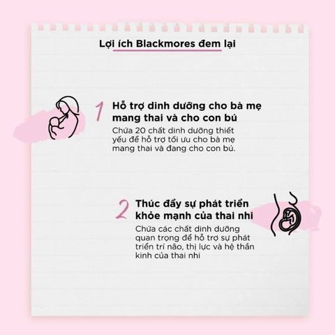 Viên uống Blackmores Pregnancy & Breast - Feeding Gold 60 viên hỗ trợ thai kỳ khỏe mạnh và phát triển trí não cho mẹ và bé