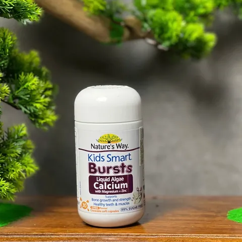 Viên uống bổ xương Nature's Way Burst Calcium + Magnesium + Zinc - Hỗ trợ chắc khỏe xương và răng (30 viên, Úc)