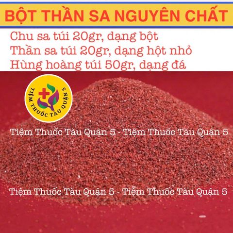 Hùng Hoàng và Thần Sa Chu Sa - Bộ Vật Phẩm Phong Thủy Tạo May Mắn, Bảo Vệ Gia Đình, 90g Tự Nhiên Việt Nam
