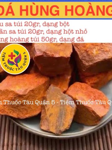 Hùng Hoàng và Thần Sa Chu Sa - Bộ Vật Phẩm Phong Thủy Tạo May Mắn, Bảo Vệ Gia Đình, 90g Tự Nhiên Việt Nam