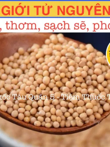 Bạch Giới Tử 100g - Hạt Cải Trắng Hỗ Trợ Giảm Khó Thở, Đờm Nhiều - Thảo Dược Đông Y Chất Lượng Cao